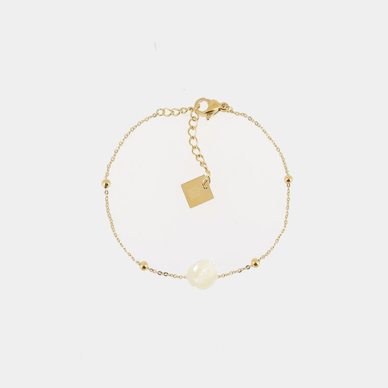 Bracelet - Soen - nacre blanche