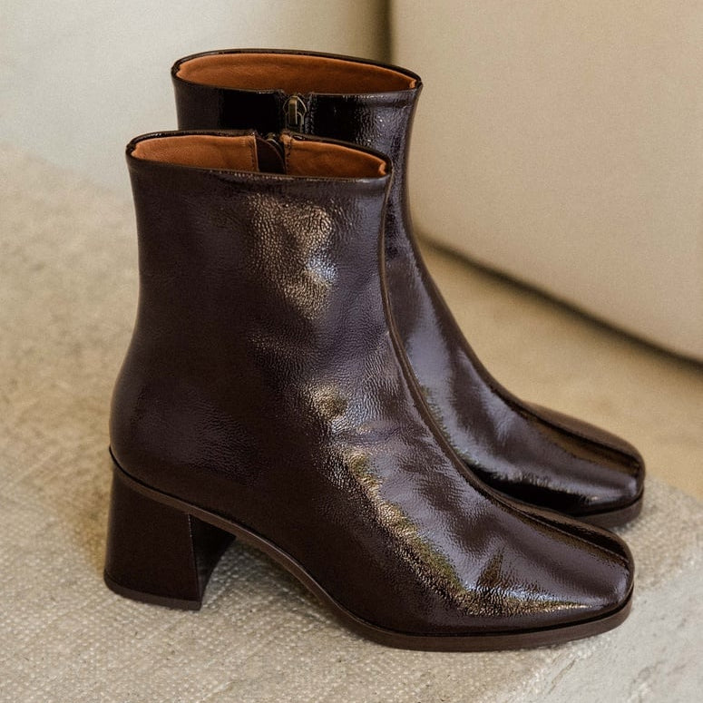 Scarlett Cheverny - Cuir Verni Froissé