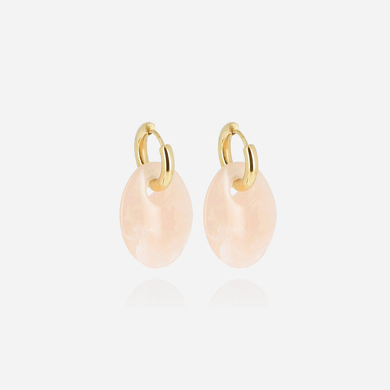 Prisme - Boucles d'oreilles - Nude