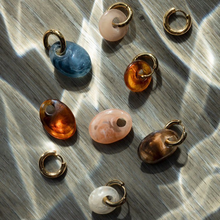Prisme - Boucles d'oreilles - Nude