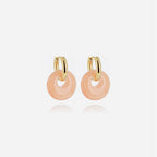 Boucles d'oreilles - Shade - nacre et marron