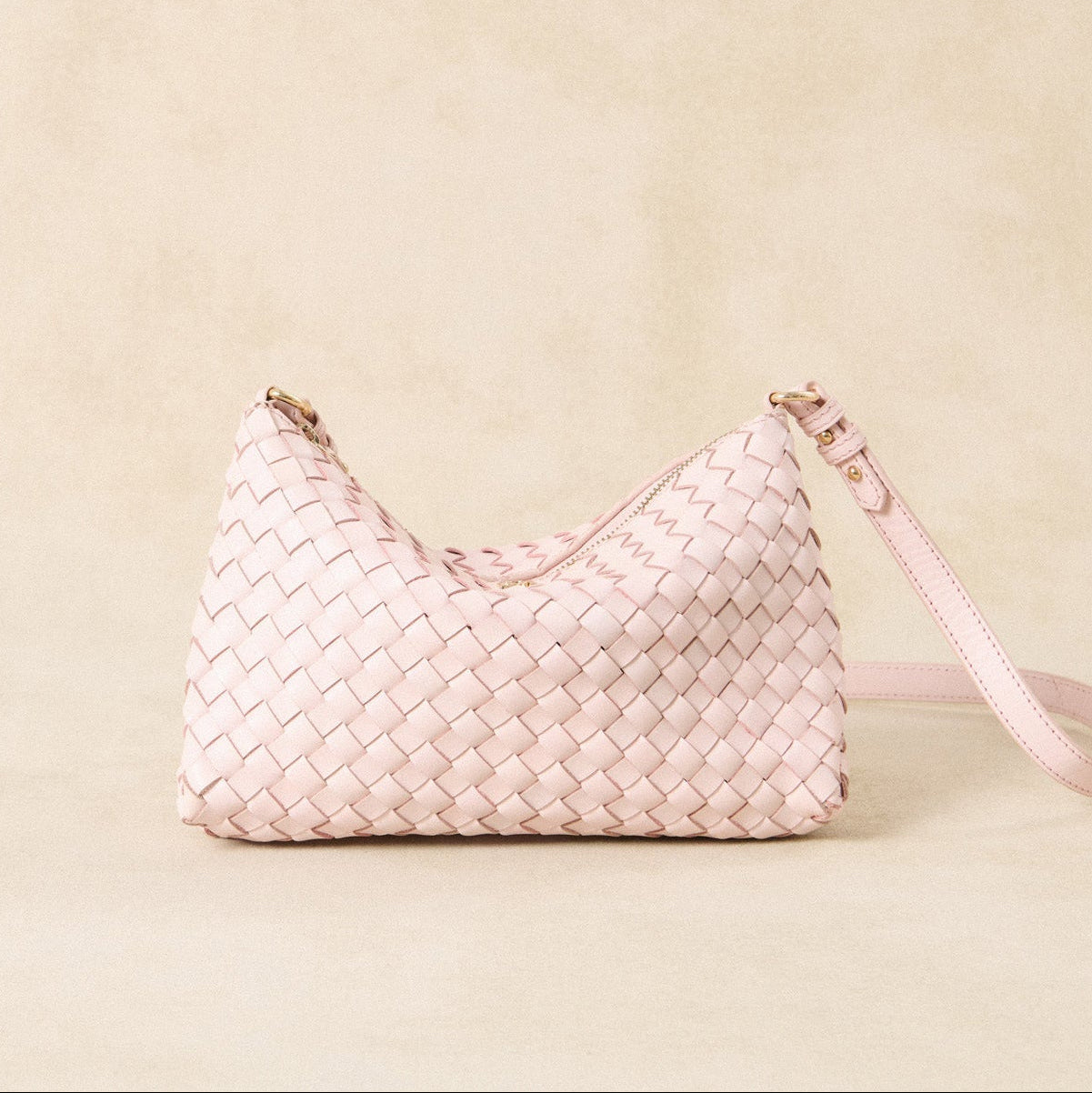 Sac petit tressé Serion Violette - Dragée