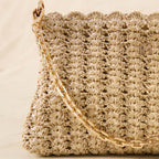 Sac petit crochet Serion Violette - Doré