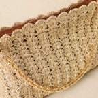 Sac petit crochet Serion Violette - Doré