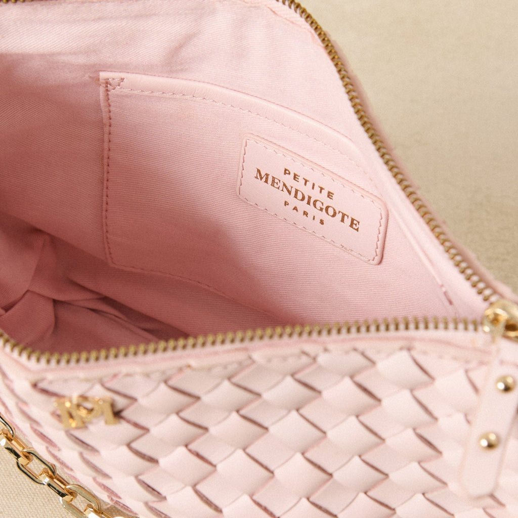 Sac petit tressé Serion Violette - Dragée