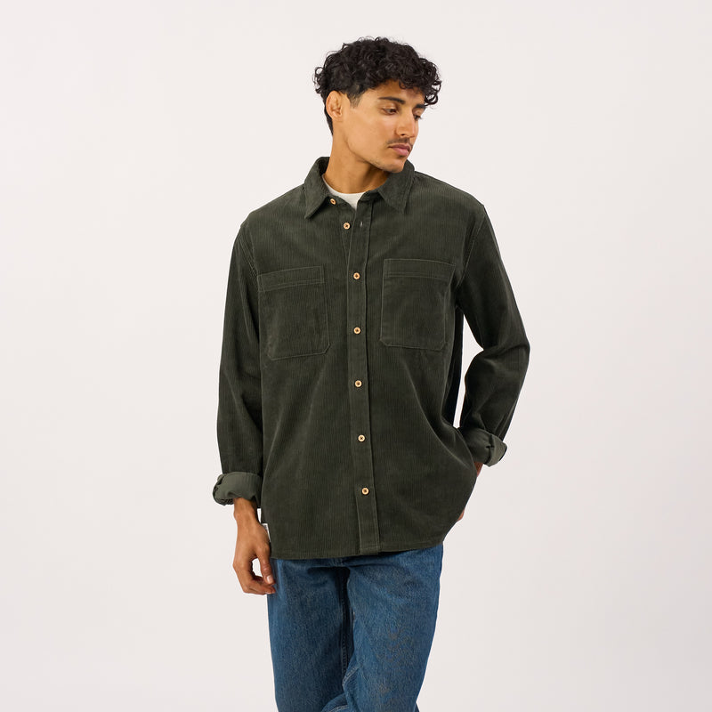 SV01- Surchemise en velours - Vert
