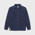 SV02- Surchemise en velours - Bleu