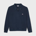 Sweat à col zippé - Marine - Homme