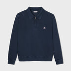 Sweat à col zippé - Marine - Homme