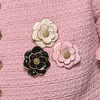 Mini Pendentif Peony - Blanc Sable