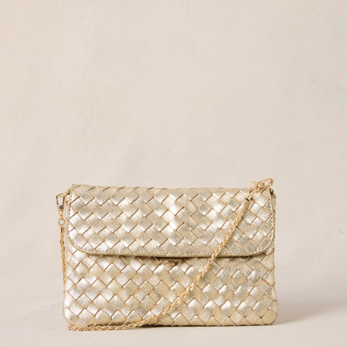 Sac Sam Tressé - Doré