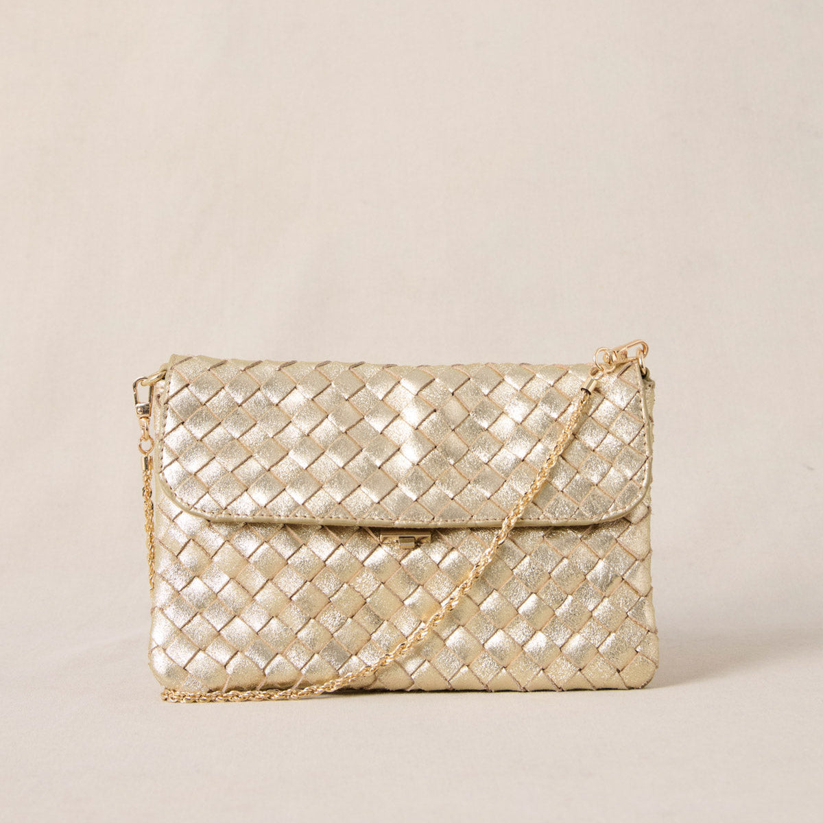 Sac Sam Tressé - Doré