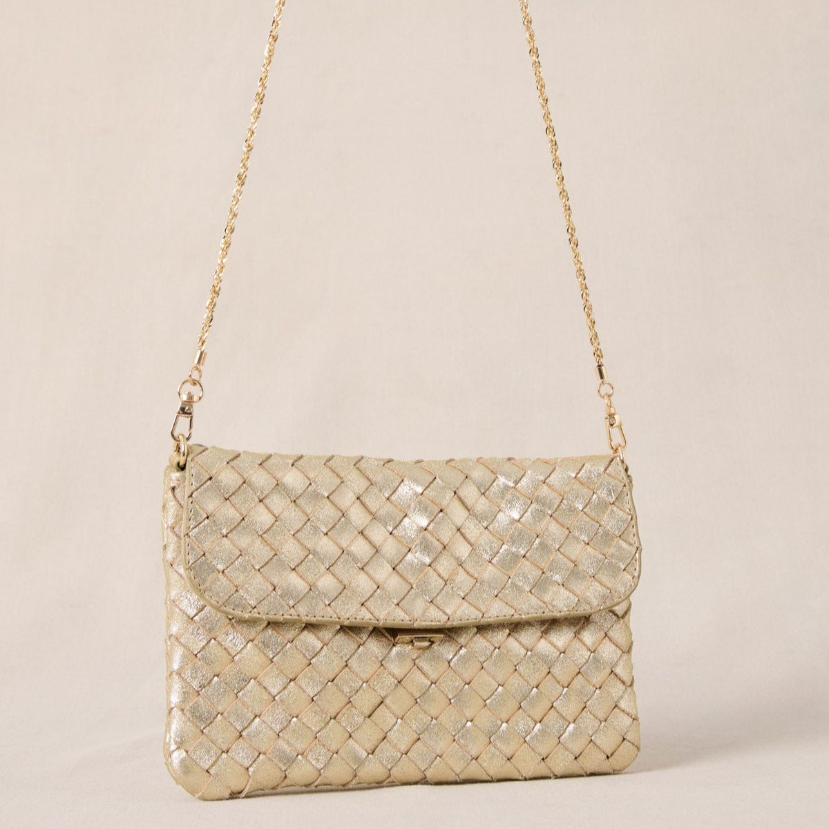 Sac Sam Tressé - Doré
