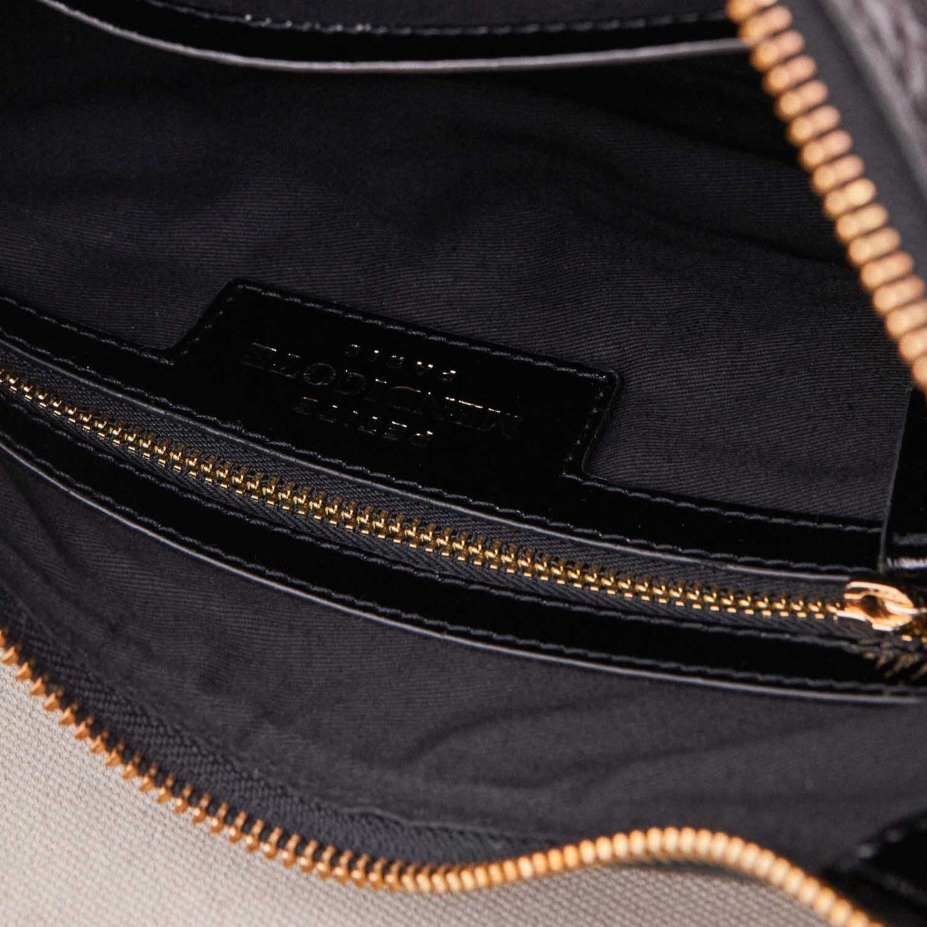 Sac Saula Cuir vernis - Noir