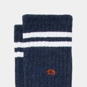 TE01 Chaussette La Rétro - Bleu - Homme