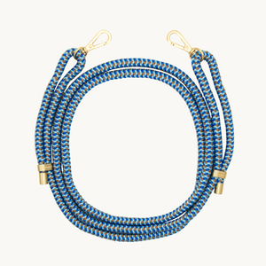 Tessa - Multicolore - Double-Bleu - Cordon 2 coloris pour téléphone