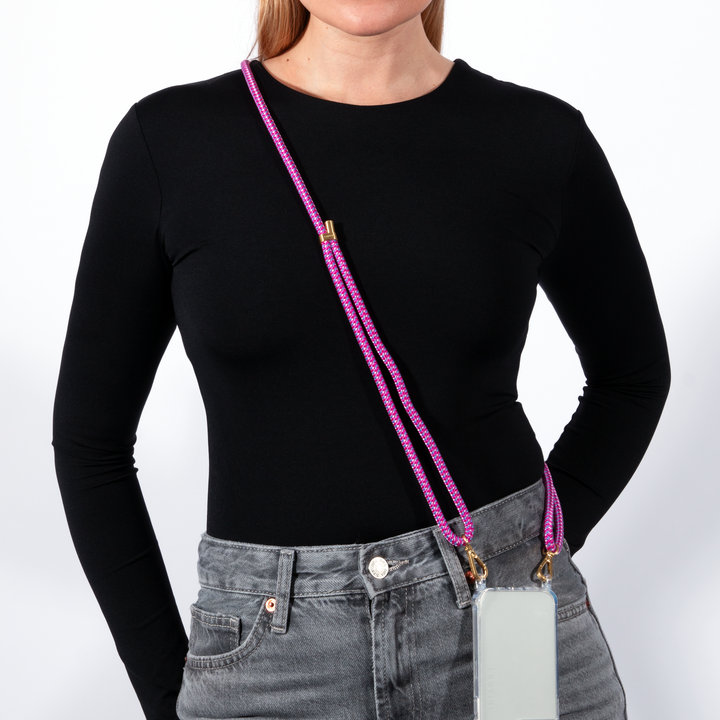 Tessa - Fuchsia Violet - Cordon pour téléphone