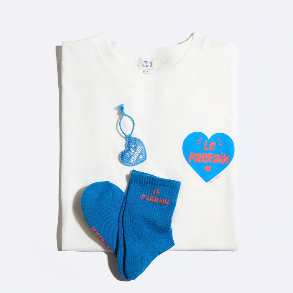 Porte-clés - Le parrain - bleu