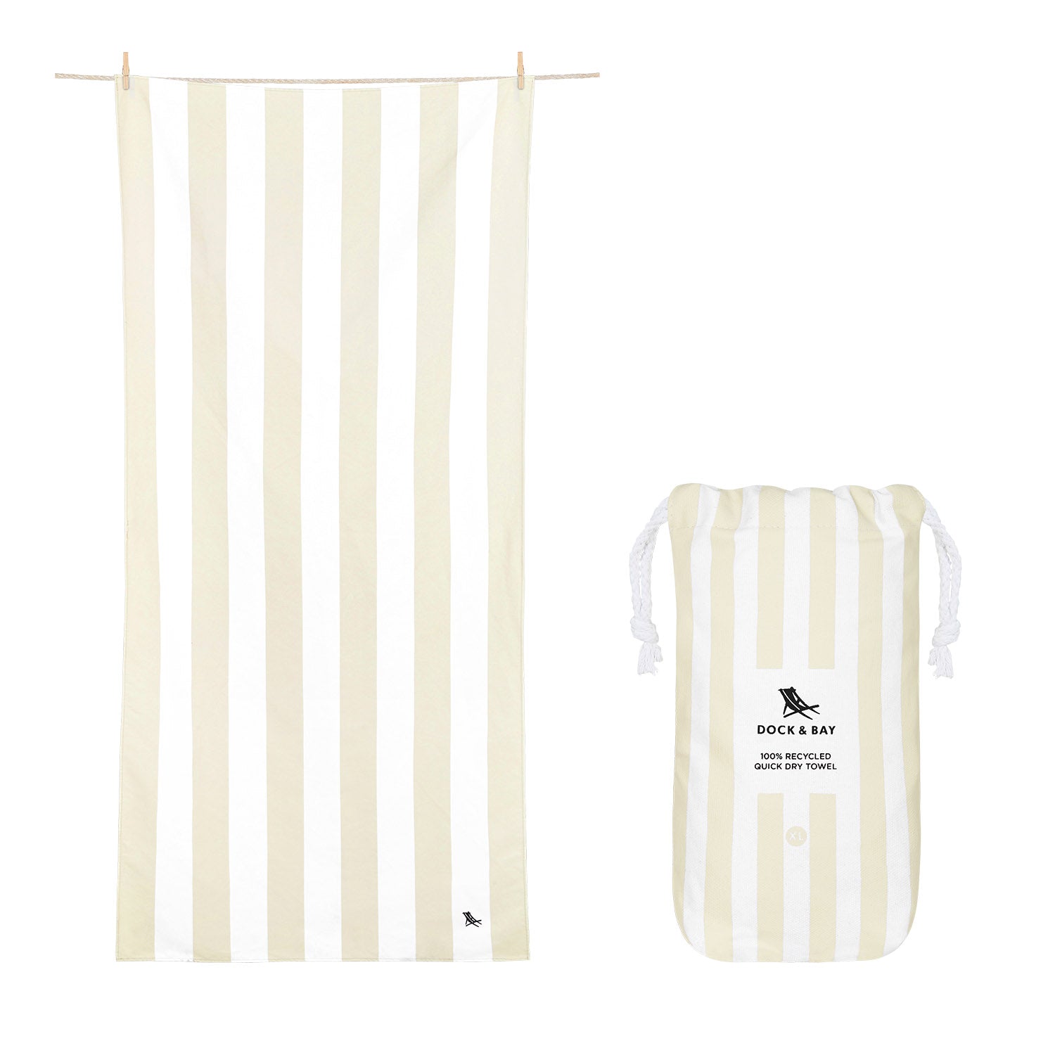 Quick Dry Towels - Bora Beige XL