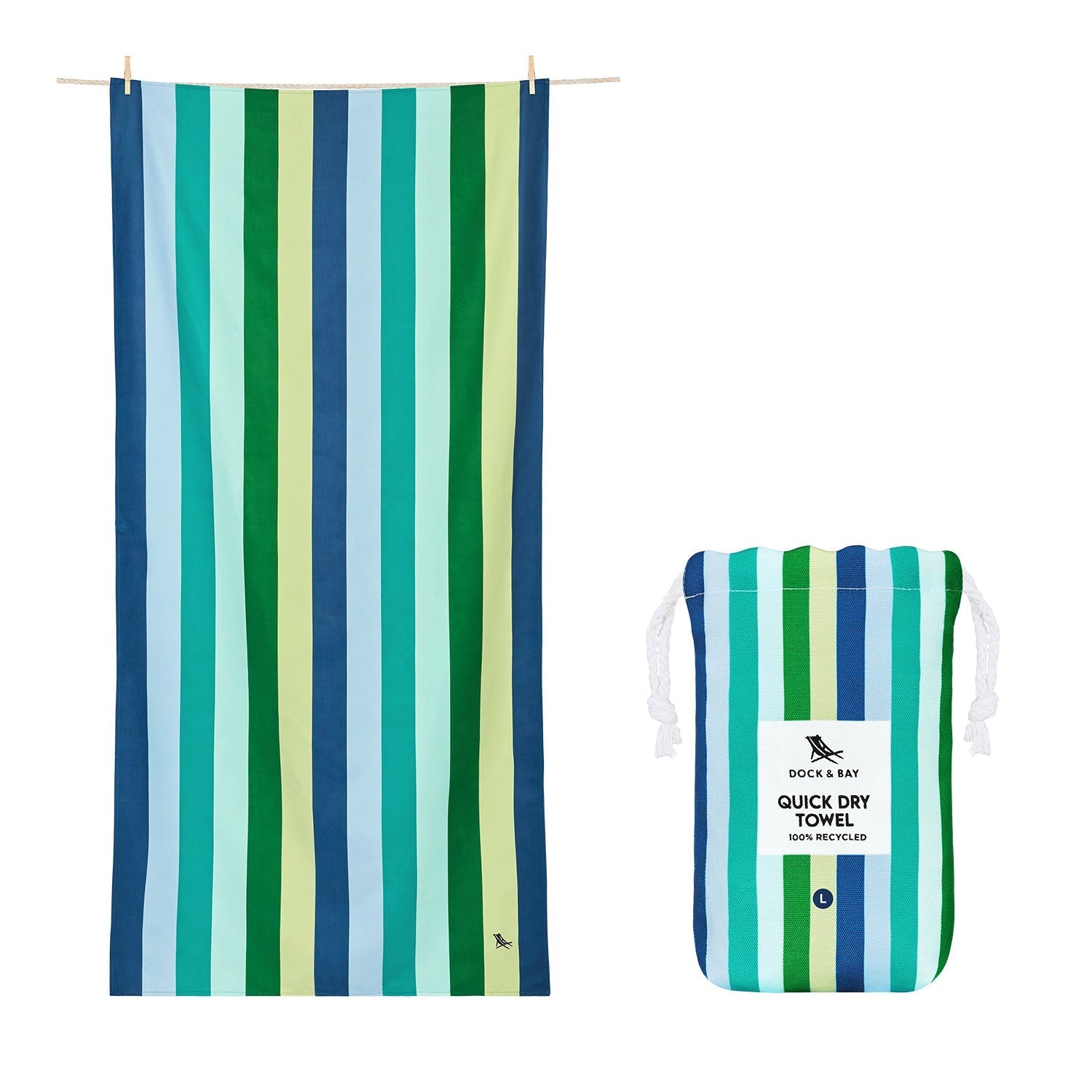 Quick Dry Towels - Cool Lagoon