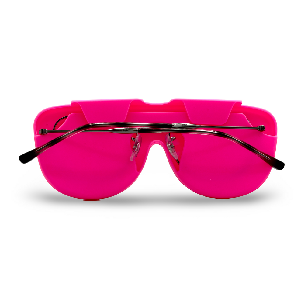 Etui à lunettes - Rose fluo