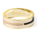 Bracelet Gaya - Beige Mastic & Noir Carbon