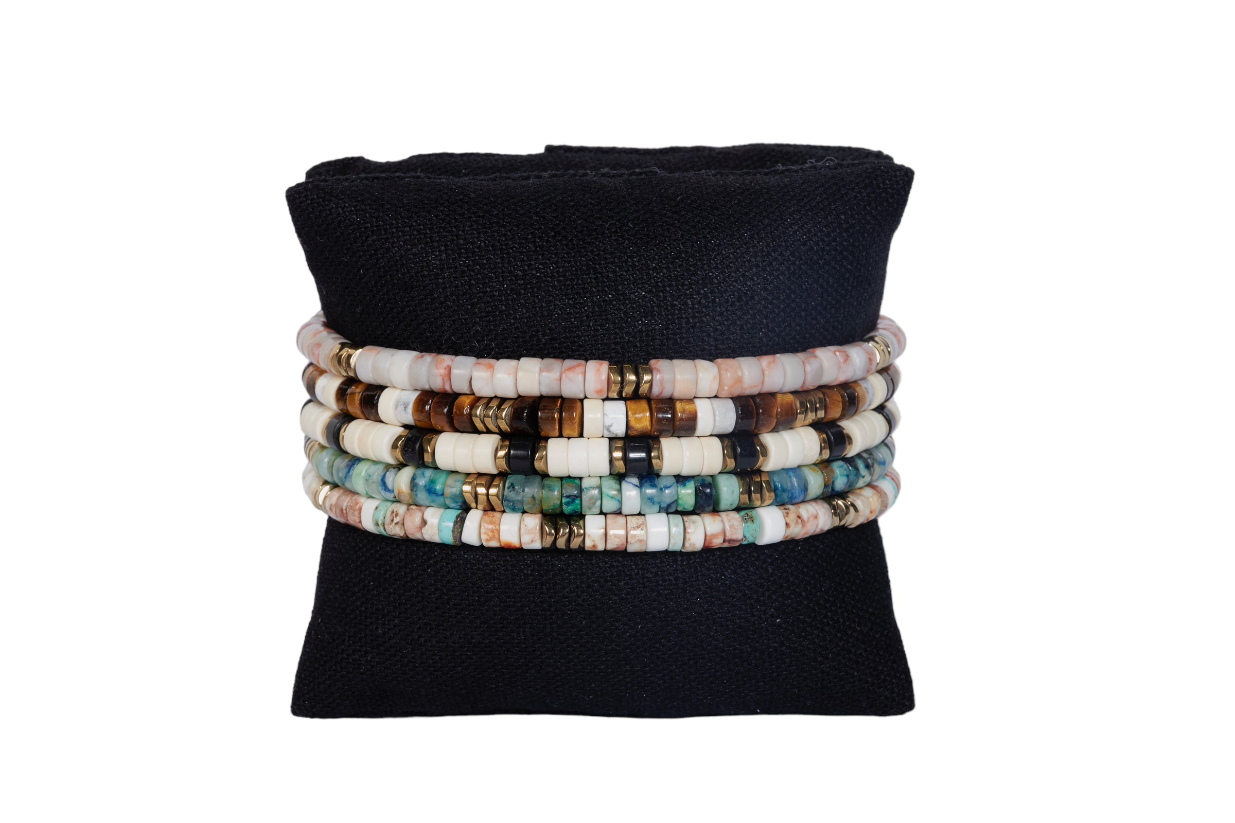 Bracelet Homme Ursy - Brun ou Celadon ou Multicolore  ou Noir ou Rose