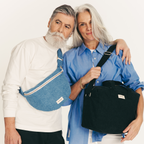 Custine XL - Denim Clair - Banane en coton