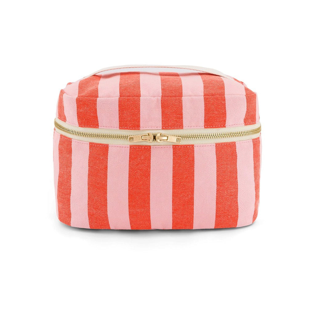 Trousse de Toilette - Vanity Oona - Rayures Tomato Candy