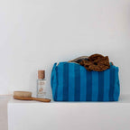 Trousse de Toilette - Vic Rayures Tahitian Turquoise