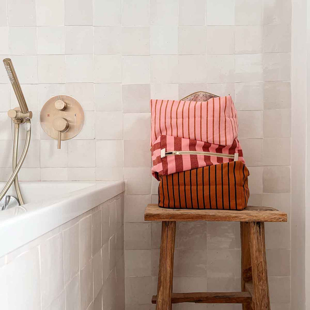 Trousse de Toilette - Vic - Tennis Pecan Strawberry