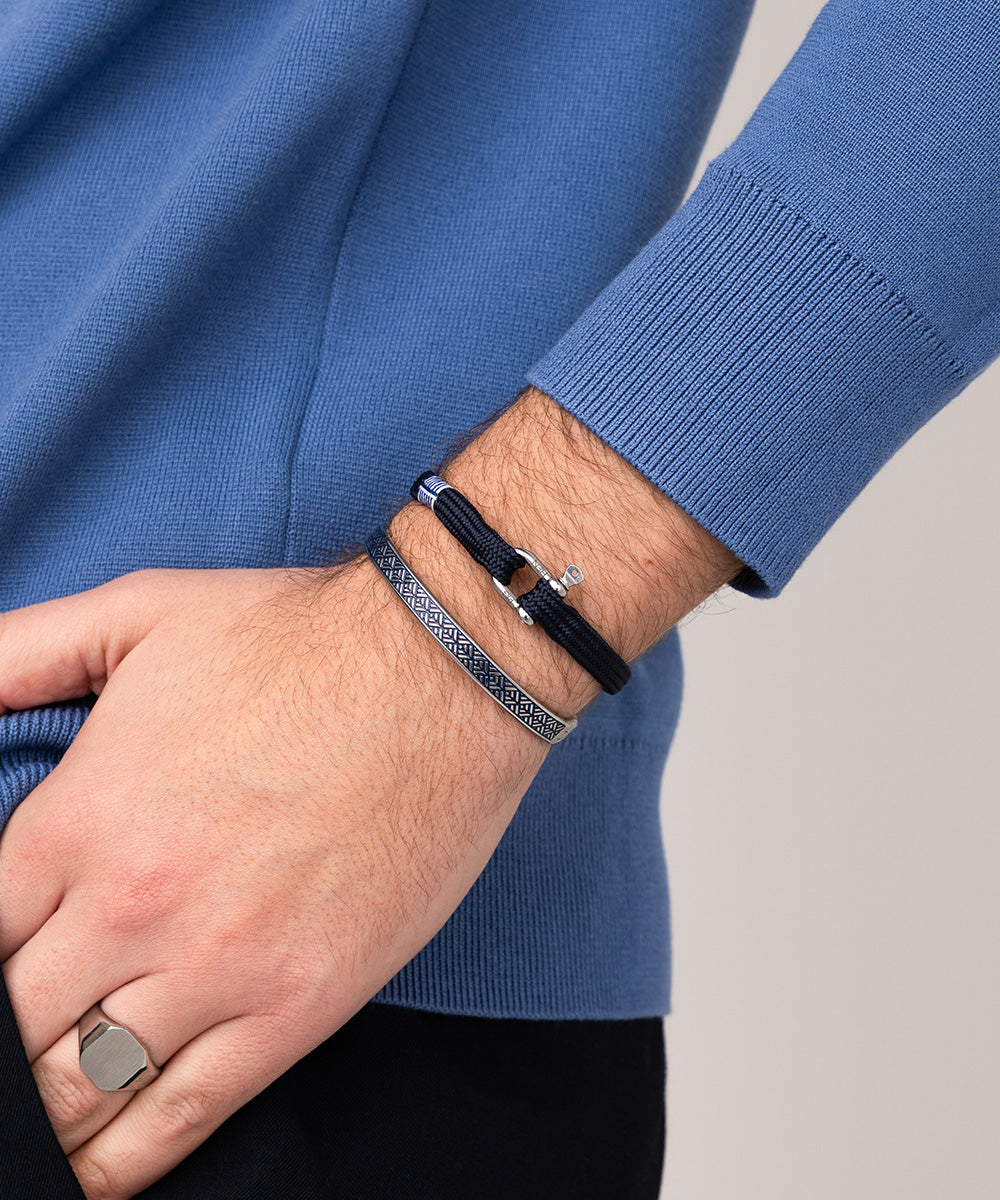 Bracelet Vicious Vik - Navy | Silver