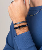 Bracelet Vicious Vik - Navy | Silver