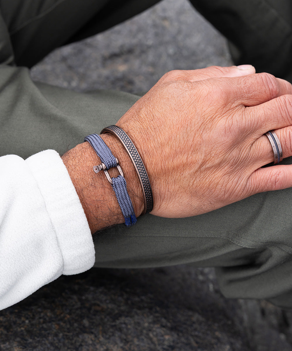 Bracelet Vicious Vik - Slate Gray | Bronze