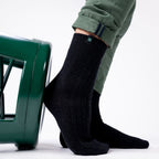 WO05 Chaussette en laine Noir - Homme
