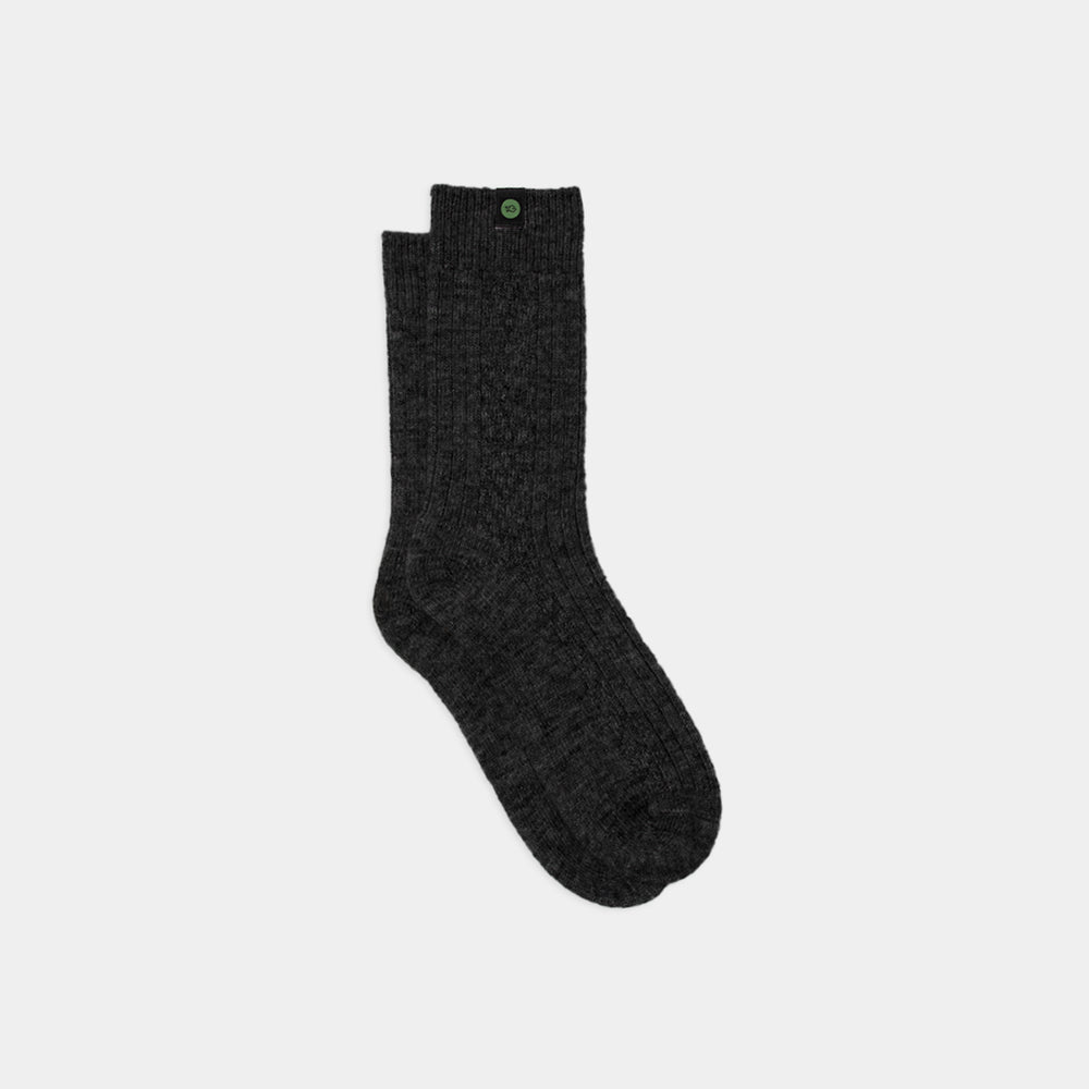 WO05 Chaussette en laine Noir - Homme