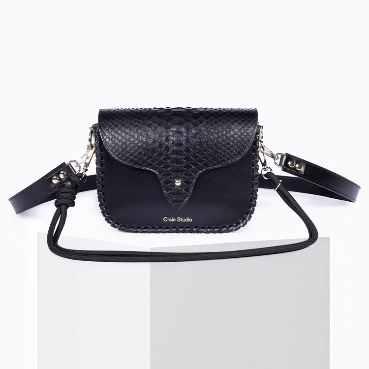 Sac West - Calf Leather - Python Noir