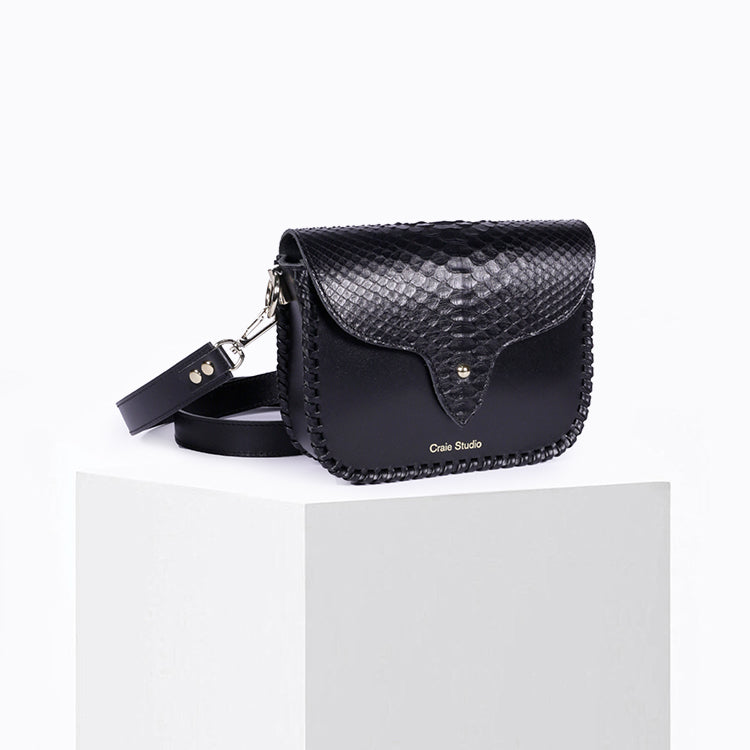 Sac West - Calf Leather - Python Noir