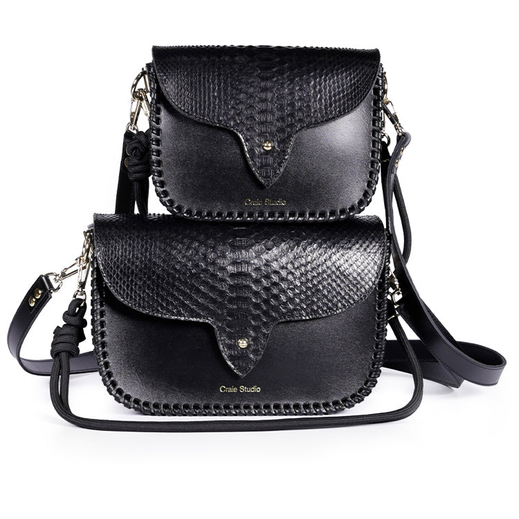 Sac West - Calf Leather - Python Noir