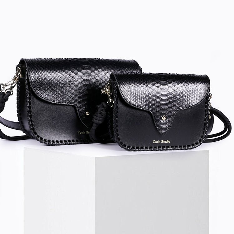 Sac West - Calf Leather - Python Noir