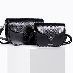 Sac West - Calf Leather - Python Noir