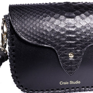 Sac West - Calf Leather - Python Noir