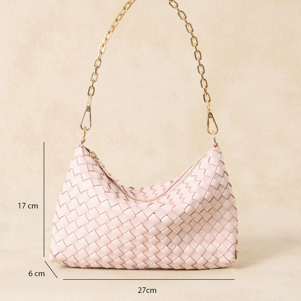 Sac petit tressé Serion Violette - Dragée