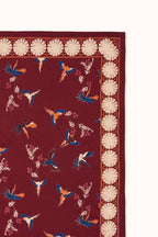Grand Foulard Apaches Latika - Cerisier - Dahlia