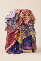 Grand Foulard Apaches Latika - Cerisier - Dahlia