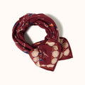 Grand Foulard Apaches Latika - Cerisier - Dahlia