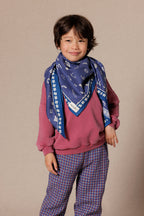 Grand Foulard Apaches Latika - ABCD - Indigo