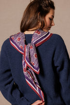 Latika - Anna - Indigo - Grand Foulard Apaches