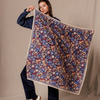 Grand Foulard Apaches Latika - Septembre - Indigo