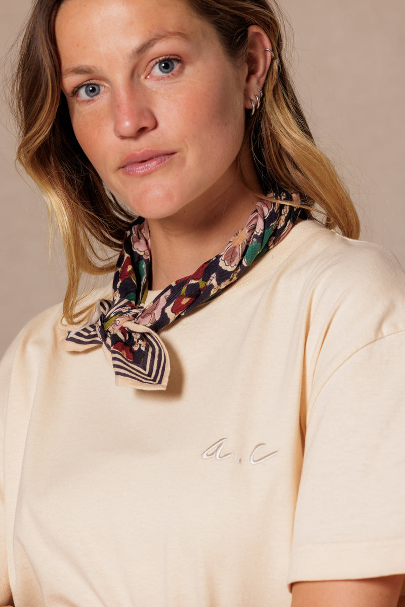 Petit Foulard Apaches Manika - Septembre - Taffeta